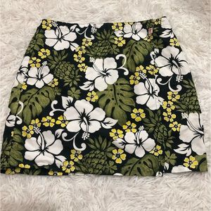 Murfie Beach Wrap Coverup Floral Skirt Size S Hawaii